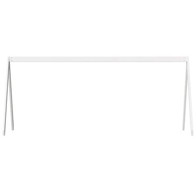 vidaXL Toit de lit pour enfants blanc 199x80,5x88cm bois de pin massif