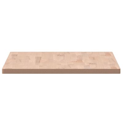 vidaXL Comptoir de salle de bain 100x60x2,5 cm bois massif de hêtre