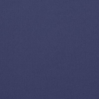 vidaXL Coussin de palette bleu marine 60x40x12 cm tissu