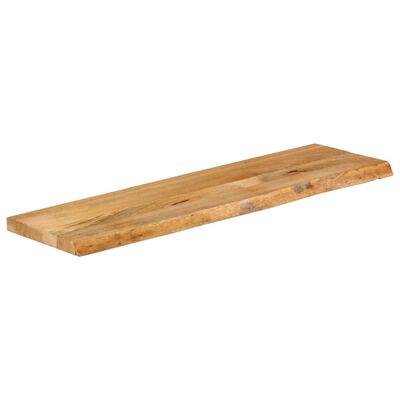 vidaXL Dessus de table à bord vivant 110x30x2,5cm bois massif manguier