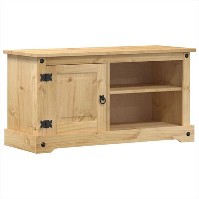 vidaXL Meuble TV Corona 100x37x52 cm bois de pin massif