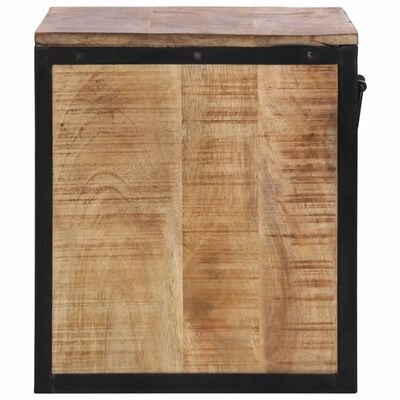 vidaXL Table de chevet 40x35x40 cm bois de manguier massif