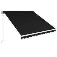 vidaXL Auvent rétractable automatique 350x250 cm Anthracite