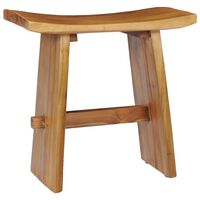 vidaXL Tabouret Bois de teck massif