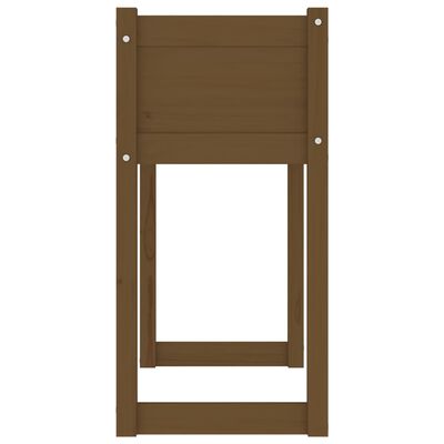 vidaXL Jardinière Marron miel 78x40x81 cm Bois massif de pin