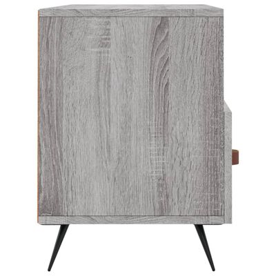 vidaXL Meuble TV sonoma gris 102x36x50 cm bois d'ingénierie