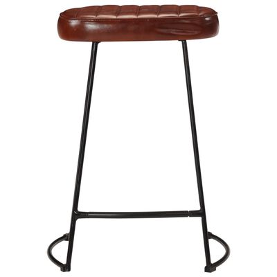 vidaXL Tabourets de bar lot de 2 marron foncé 41x29x62 cm