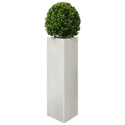 vidaXL Jardinière triangulaire 30x26x75 cm acier inoxydable