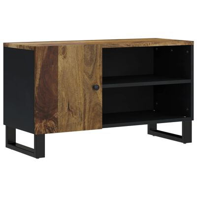 vidaXL Meuble TV 80x33x46 cm bois de manguier et d'ingénierie