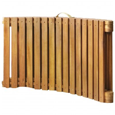 vidaXL Chaises longues lot de 2 avec coussins Bois d'acacia solide