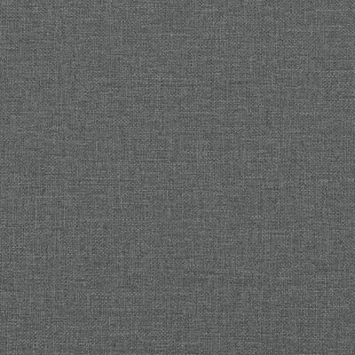 vidaXL Banc avec coussins gris foncé 113x64,5x75,5 cm tissu