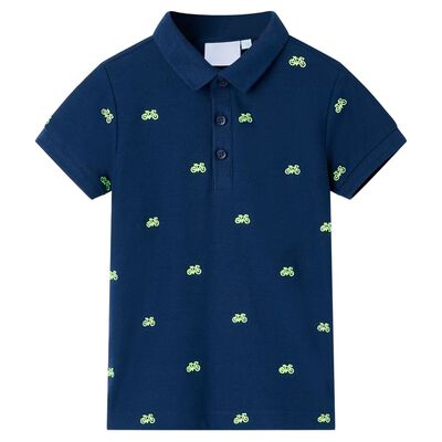 Polo pour enfants bleu marine 92