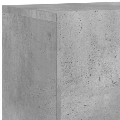 vidaXL Meubles TV muraux 2 pcs gris béton 80x30x41 cm