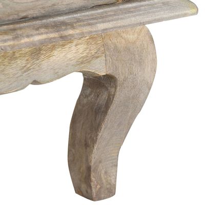 vidaXL Table de chevet 40x30x55 cm Bois de manguier massif