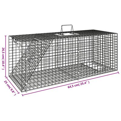 Cage-piège pour très petits animaux à une porte pour les tamias, écureuils,  rats et belettes de Havahart