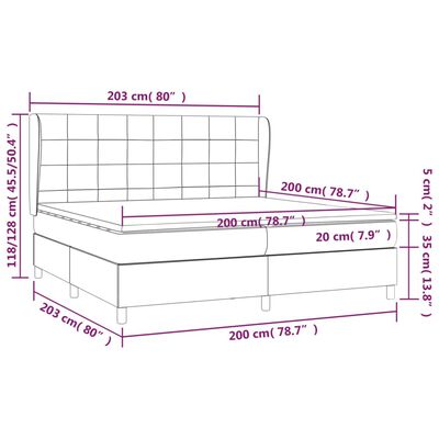 vidaXL Sommier à lattes de lit et matelas Vert foncé 200x200cm Velours