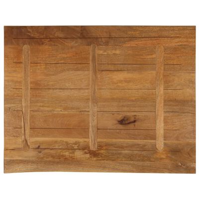 vidaXL Dessus de table à bord vivant 110x80x2,5cm bois massif manguier