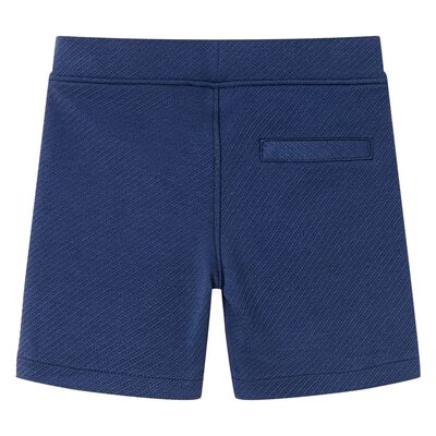 Short pour enfants avec cordon de serrage bleu foncé 116