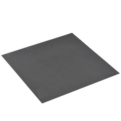 vidaXL Dalles de plancher autoadhésives 20 pcs PVC 1,86 m² motif noir