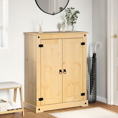 vidaXL Armoire à chaussures Corona 86x38,5x108 cm bois de pin massif