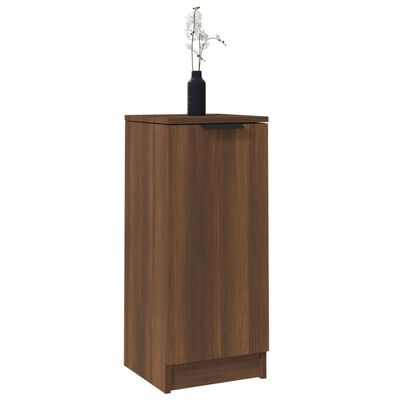 vidaXL Buffet Chêne marron 30x30x70 cm Bois d'ingénierie