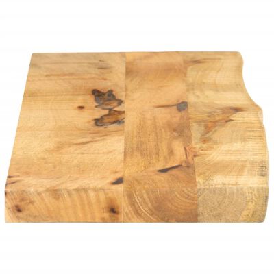 vidaXL Dessus de table 110x40x3,8cm bord vif bois massif manguier brut