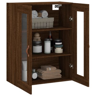 vidaXL Armoire murale chêne marron 69,5x34x90 cm