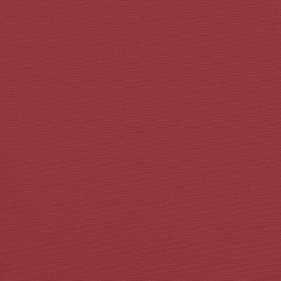 vidaXL Coussins de palette 7 pcs rouge bordeaux tissu