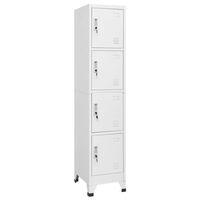 vidaXL Armoire à casier avec 4 compartiments 38x45x180 cm