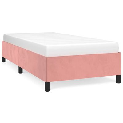 vidaXL Cadre de lit sans matelas rose 80x200 cm velours