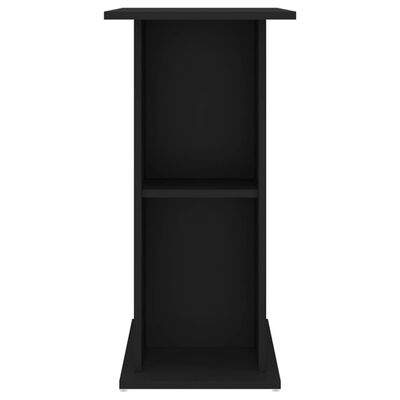 vidaXL Support pour aquarium noir 75x36x72,5 cm bois d'ingénierie