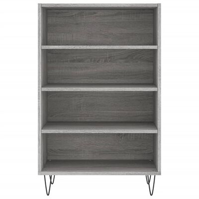 vidaXL Buffet haut sonoma gris 57x35x90 cm bois d'ingénierie