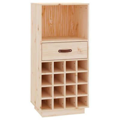 vidaXL Armoire à vin 45x34x100 cm Bois de pin massif