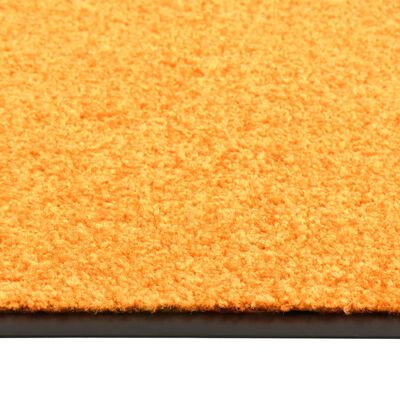 vidaXL Paillasson lavable Orange 40x60 cm