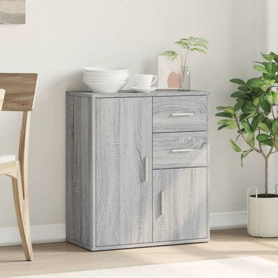 vidaXL Buffet sonoma gris 60x31x70 cm bois d'ingénierie