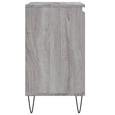 vidaXL Armoire de bain sonoma gris 58x33x60 cm bois d'ingénierie