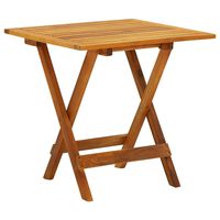 vidaXL Table de bistro 46x46x47 cm Bois d'acacia massif