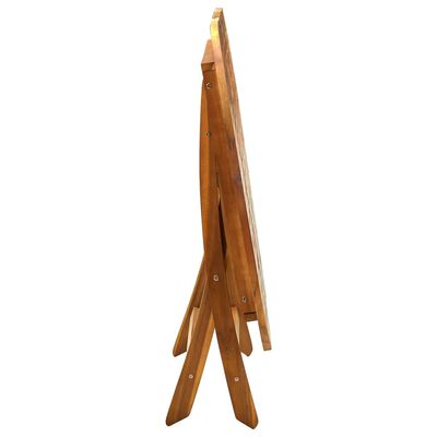 vidaXL Ensemble à manger de jardin 9pcs bois d'acacia solide textilène