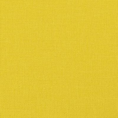 vidaXL Ensemble de canapés 2 pcs avec coussins Jaune clair Tissu