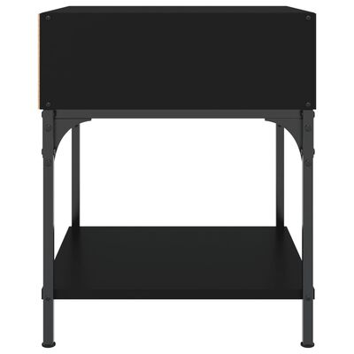 vidaXL Tables de chevet 2 pcs noir 40x41x50 cm bois d’ingénierie