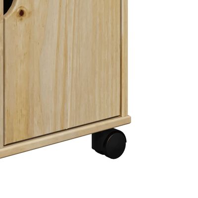 vidaXL Chariot de cuisine OTTA 59x45x80 cm bois massif de pin