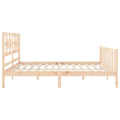 vidaXL Cadre de lit sans matelas 200x200 cm bois massif de pin