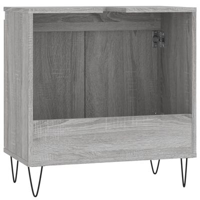 vidaXL Armoire de bain sonoma gris 58x33x60 cm bois d'ingénierie