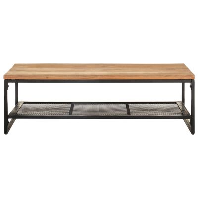 vidaXL Table basse 110x60x35 cm Bois d'acacia massif