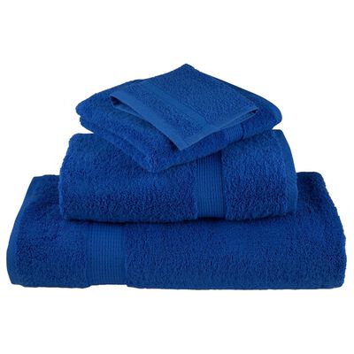 vidaXL Ensemble de serviettes de qualité supérieure SOLUND 8 pcs bleu