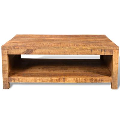 vidaXL Table basse Bois massif de manguier