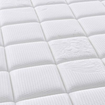 vidaXL Matelas à ressorts ensachés moyen plus 100x200 cm