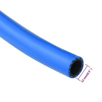 vidaXL Tuyau d'air bleu 0,7" 2 m PVC