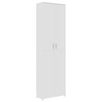 vidaXL Garde-robe de couloir Blanc 55x25x189 cm Bois d'ingénierie