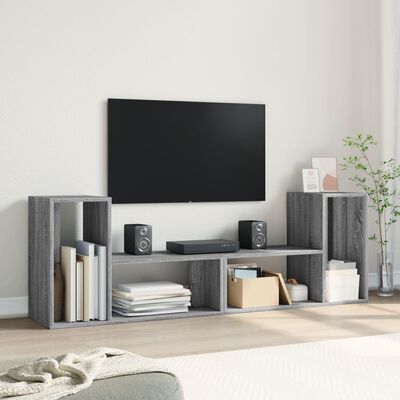 vidaXL Meubles TV 2 pcs sonoma gris 75x30x50 cm bois d'ingénierie